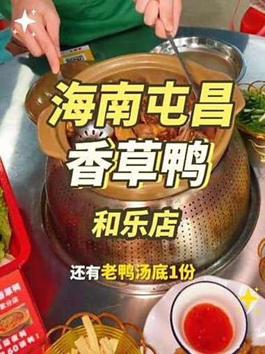 海南屯昌香草鸭和乐店推出的这款2-4人套餐,抖音团购仅需218元,视频左下角安排 海南屯昌