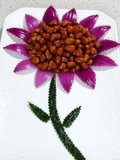 洋葱向日葵，年夜饭餐桌上必备的精品下酒菜！仪式感满满！#年夜饭#凉菜摆盘技巧#美食教程#三