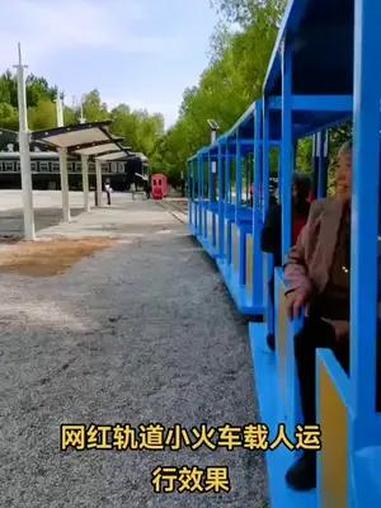 网红轨道小火车载人运行效果,让您选择更专业的源头厂家进行合作 网红小火车 蒸汽小火车 轨道