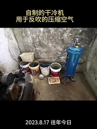 最好不用压缩空气反吹,有条件可以用零气发生器反吹