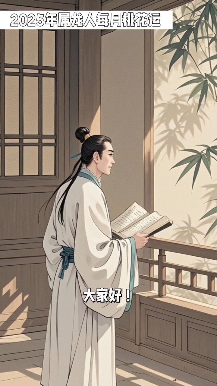 2025年属龙人每月桃花运!