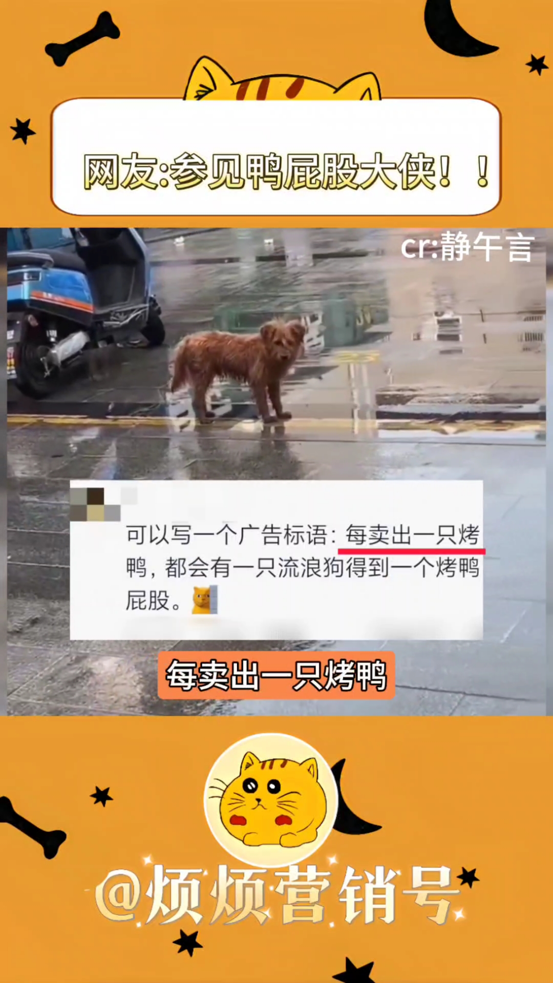 狗狗吃到鸭屁股大侠投喂肯定很满足。