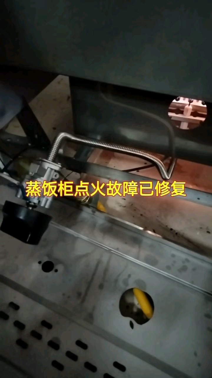 蒸饭柜点火故障已修复#家电维修#蒸饭柜维修
