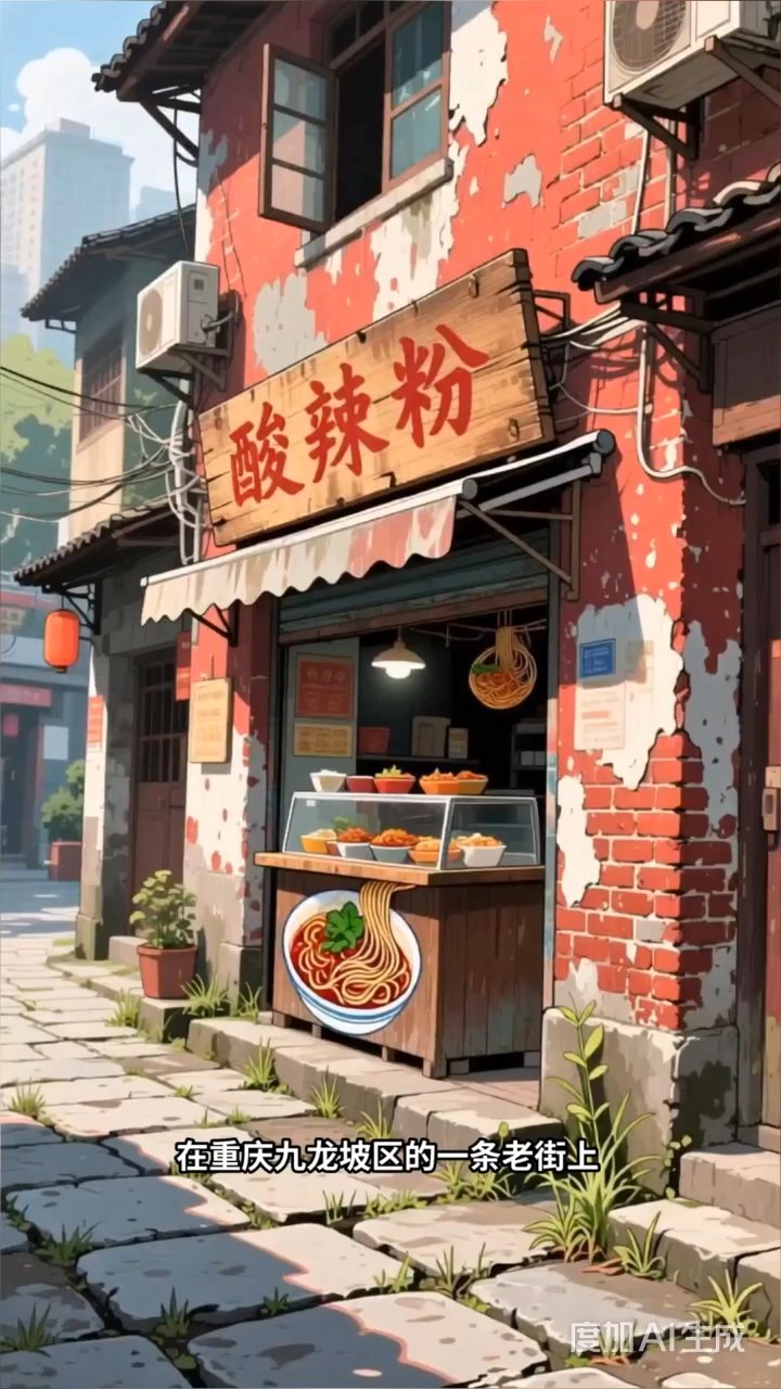 重庆酸辣粉小店暖心故事:流浪老人免费吃,爱心接力温暖全城