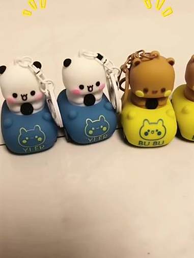 开车车 一二布布 也太可爱了吧 钥匙扣 钥匙扣挂件