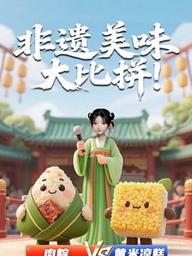 咸党甜党来集合!黄米凉糕和肉粽,到底哪个更好吃?但纠结胜负不如品味传承,非遗百年味,华夏一