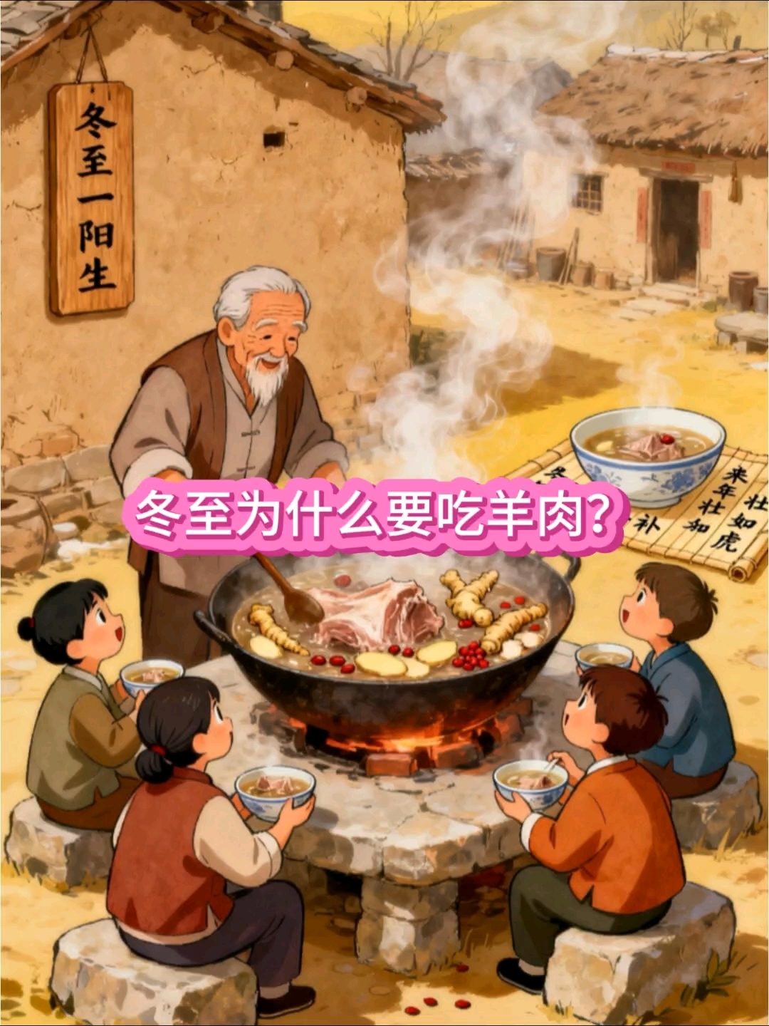 冬至节气为什么要吃羊肉?