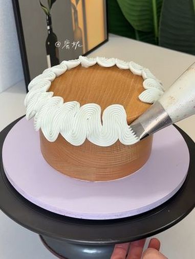 生日蛋糕裱花教程 人气蛋糕推荐 抖音网红蛋糕 视频同款左下角