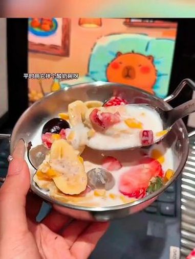 双耳碗 美食餐具 双耳汤碗不锈钢 沙拉碗 厨房好物