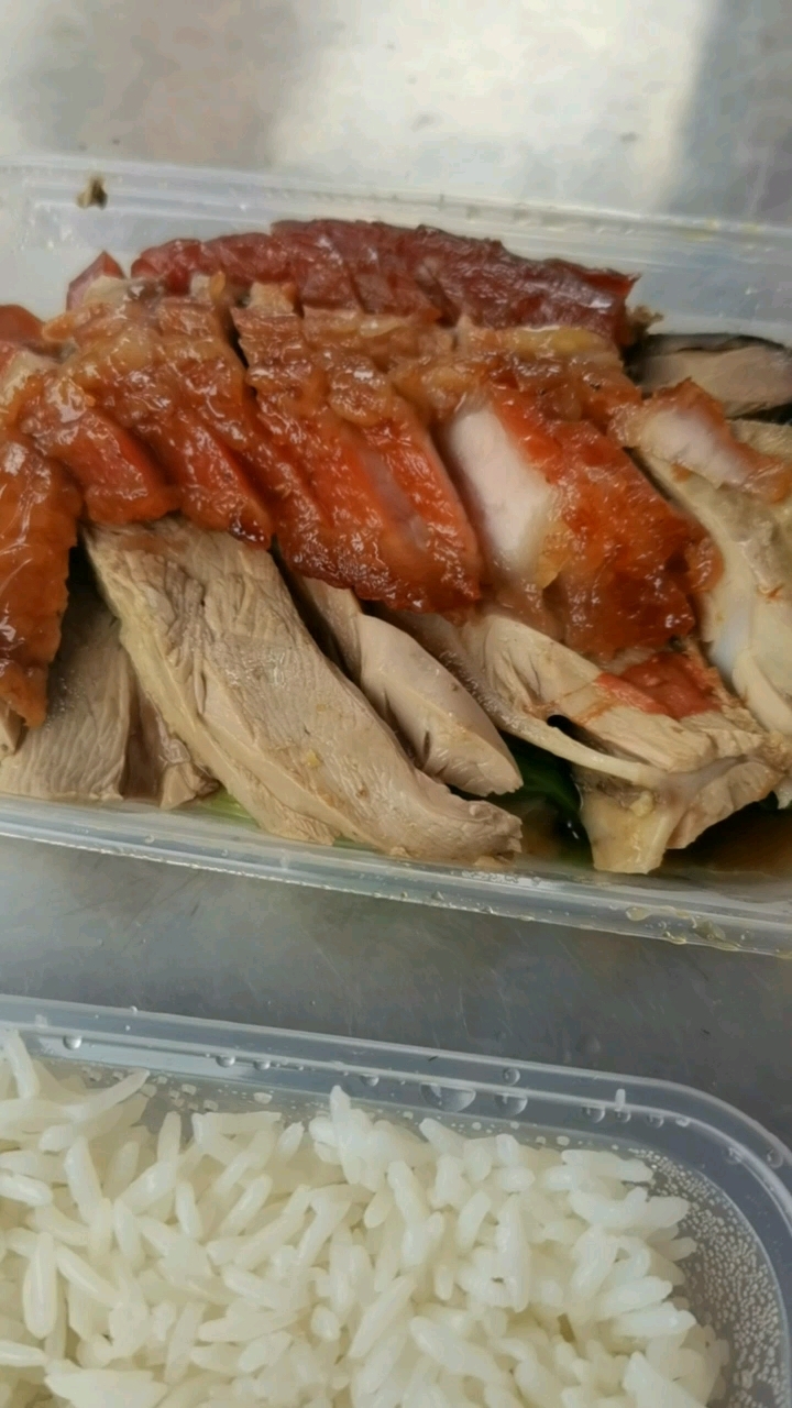 三拼饭 鹅肝叉烧和烧鸭