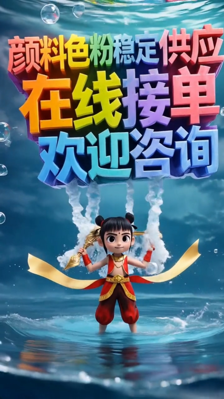 我乃哪吒三太子,给你送颜料色粉来了,彩之韵颜料色粉