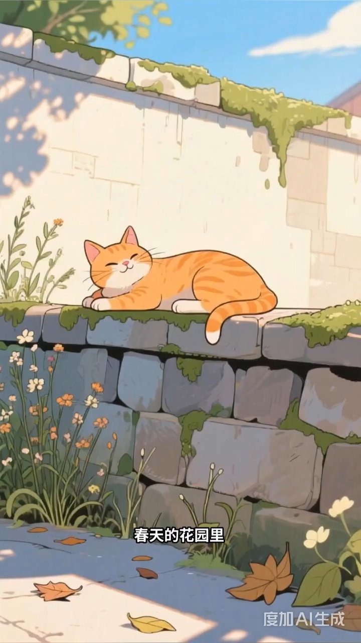 橘猫邂逅白猫的爱情故事:小鱼定情到三口之家的温暖春天