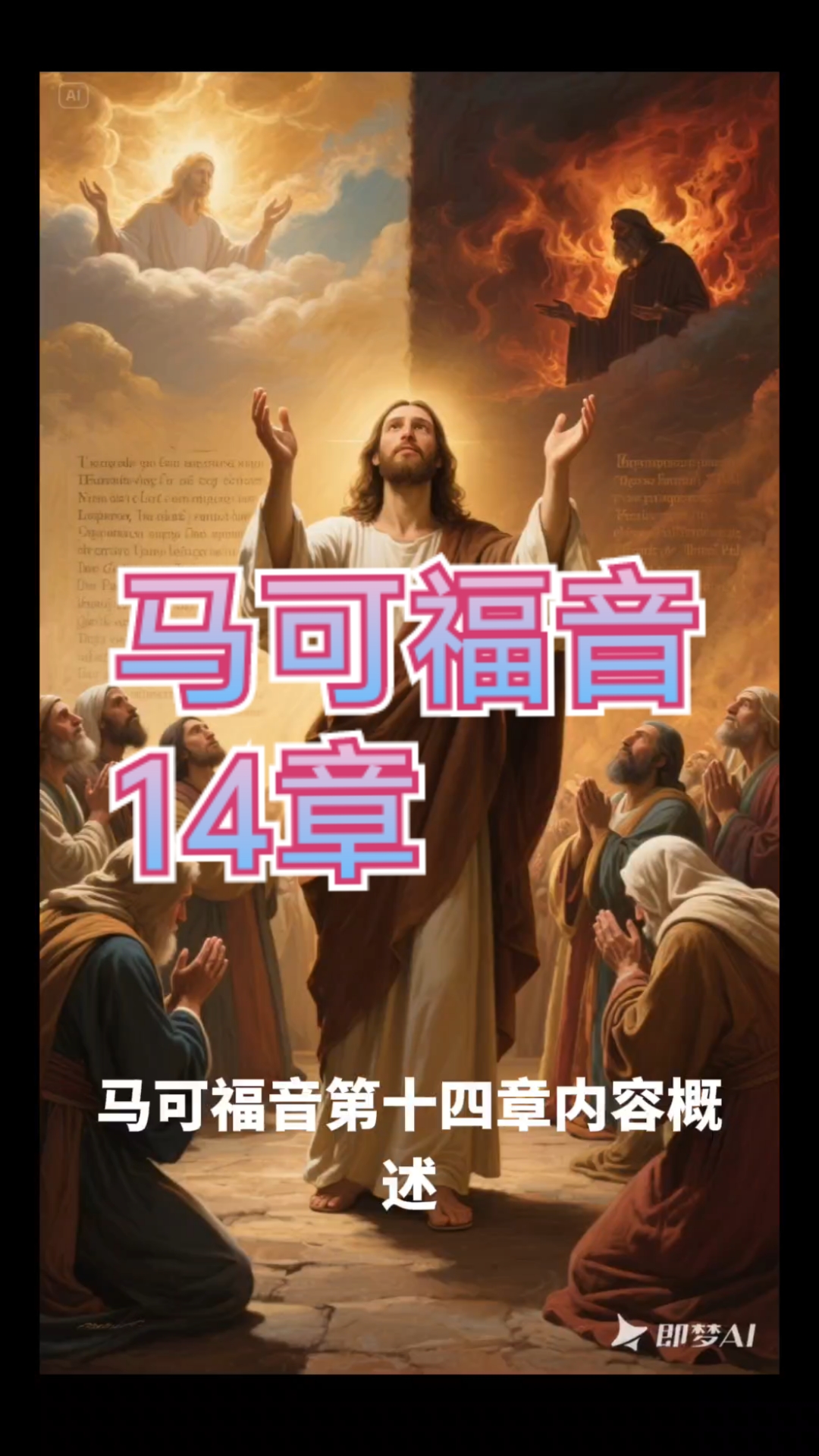 新约:马可福音十四章,最后的晚餐,主的受难为了谁?