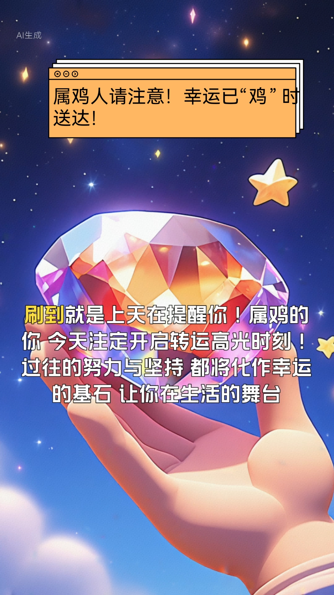 属鸡人请注意!幸运已“鸡” 时送达!