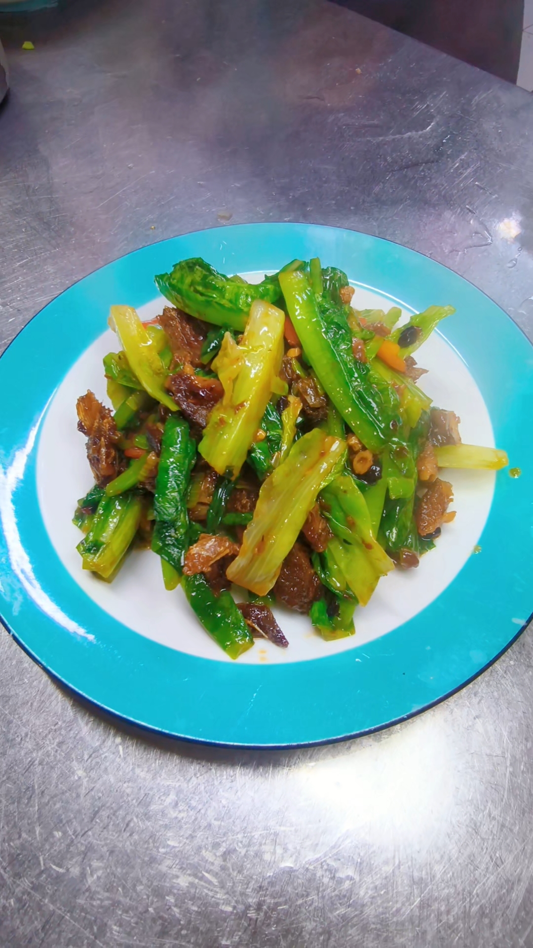 豆豉鲮鱼油麦菜