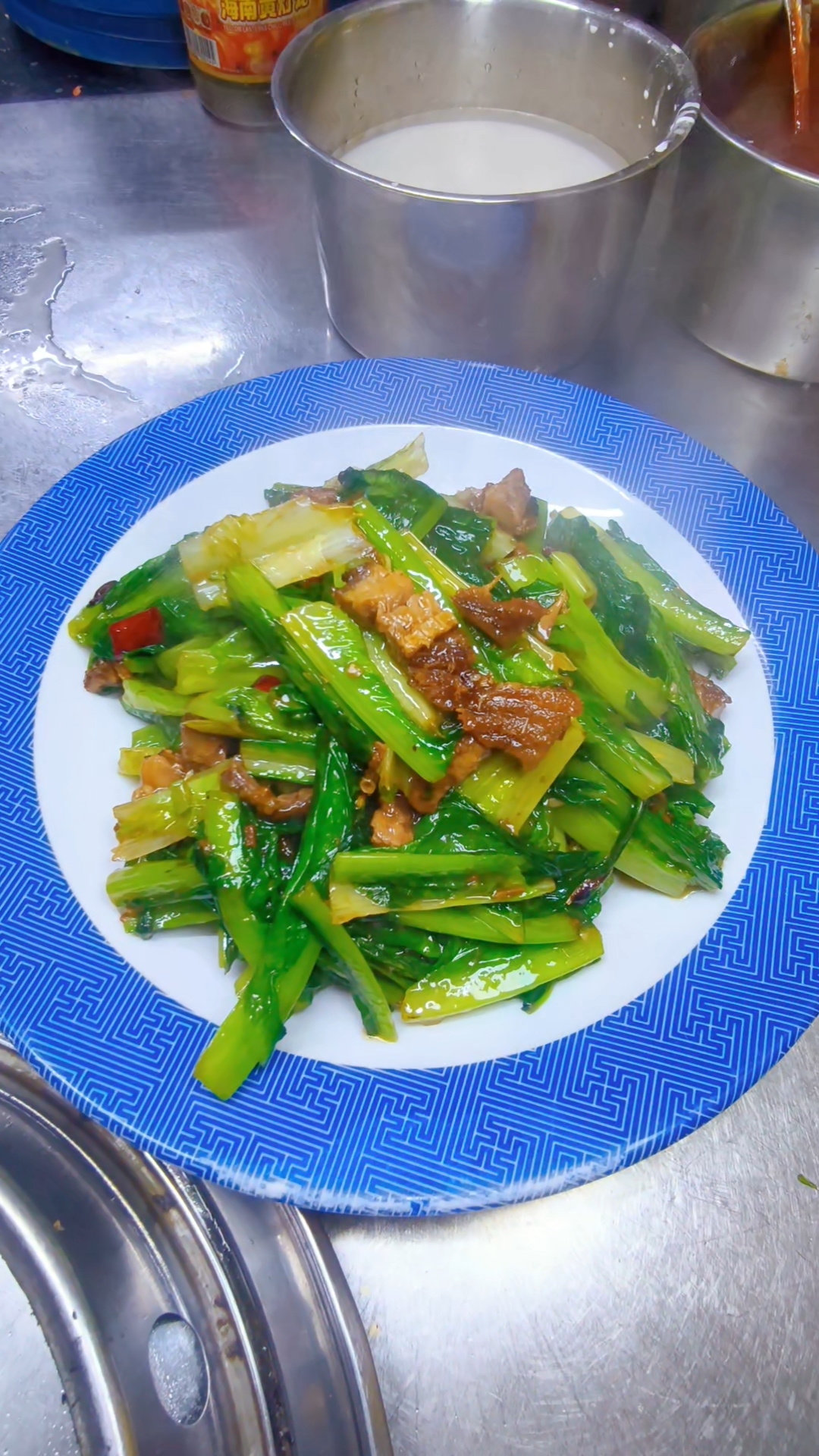 豆豉鲮鱼油麦菜
