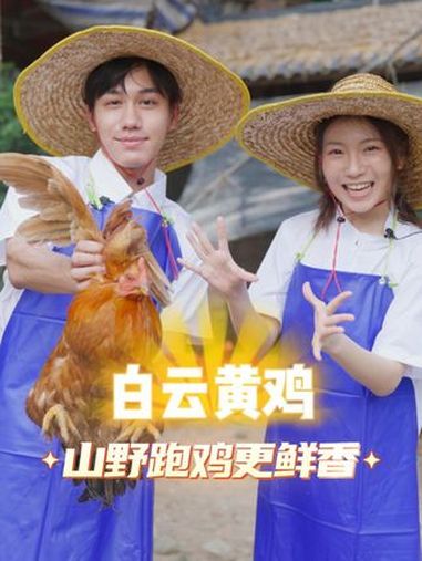 挑战变装 宣传 广州白云 特色优质农产品——白云黄鸡,这鸡好靓的哦!它在山野里奔跑,吃的五