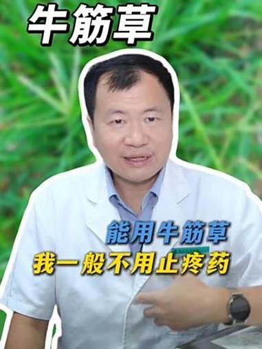 能用牛筋草，我一般不用止疼药 牛筋草 麻木 疼痛 抽筋 医学科普