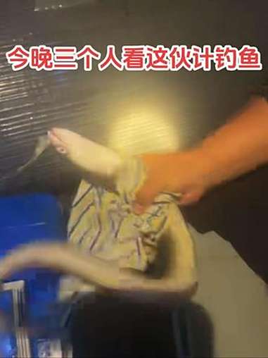 一船四个人夜钓鳗鳞鱼,三个人只能眼巴巴的看着这位钓友不停的中鱼拉鱼 海钓船钓 钓鱼高手 钓