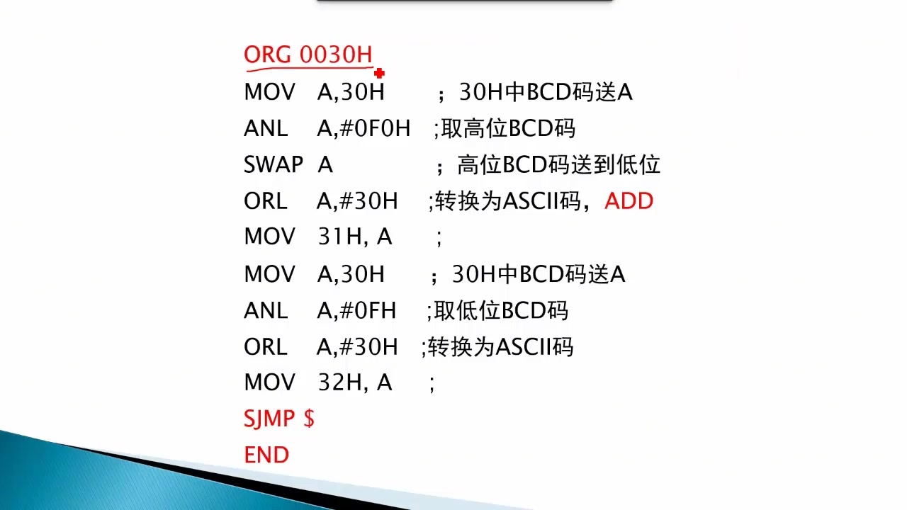 [图]4.2.1 顺序程序设计(汇编程序讲解)