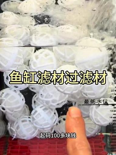 这才是能真正养出好水质的好滤材呀！#鱼缸滤材 #鱼缸过滤 #翻滚滤材 #鱼缸培菌生化球 #