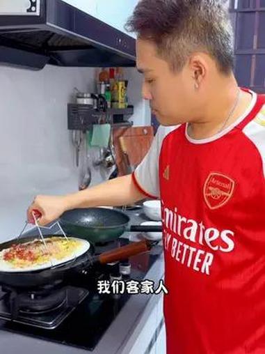 客家人早餐必吃的蒸米粉 蒸米粉做法 我的厨房日记 客家美食 谁懂这一口的好吃程度 自创菜品