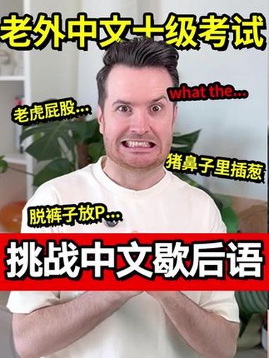 老外挑战中文歇后语(2) 老外 老外说中文 整活 挑战 搞笑