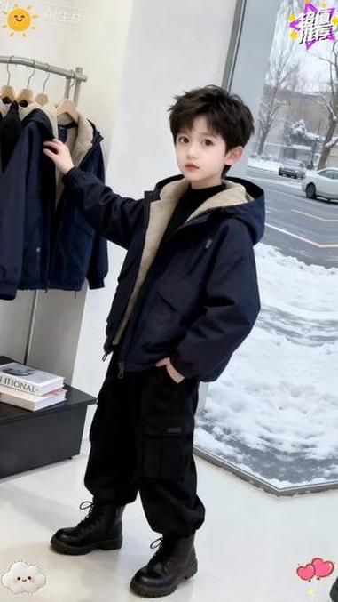 潮酷穿搭 帅气十足 男童外套 派克服 冬天必备
