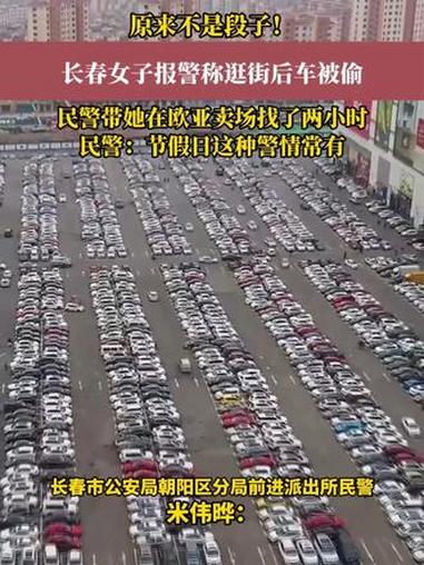 10月18日,长春市朝阳区公安分局前进派出所接到报警,一名女士称自己车子在卖场被盗。两名民