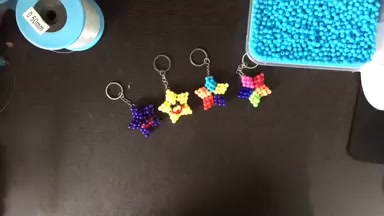 串珠笑脸星星视频教程——俏佳人串珠手工坊