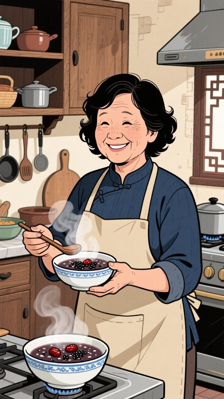 黑米红枣粥养颜秘诀，一周见效胜过化妆品