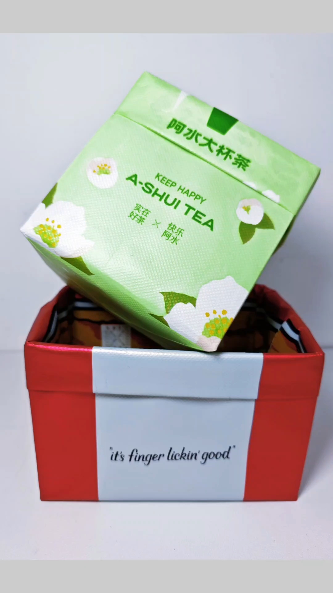 奶茶袋改收纳盒