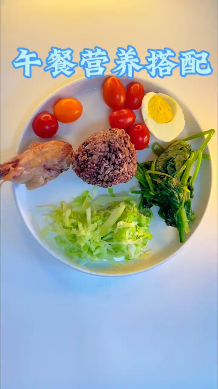 午餐营养均衡搭配