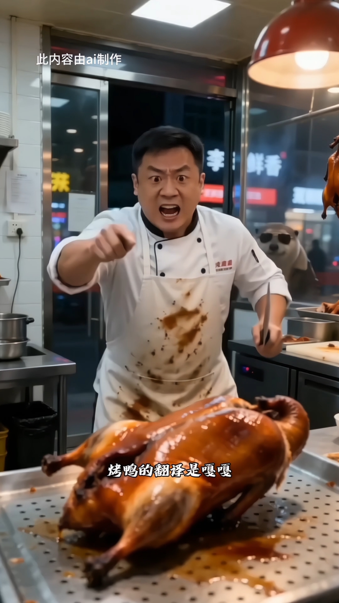 那些听得懂的英语翻译,烤鸭=嘎嘎嘎#AIGC看热点第二季#