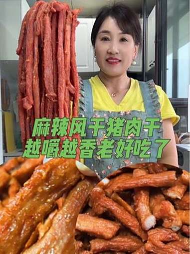 猪肉干教程详细嘎嘎好吃 麻辣猪肉干 肉干 烤肠