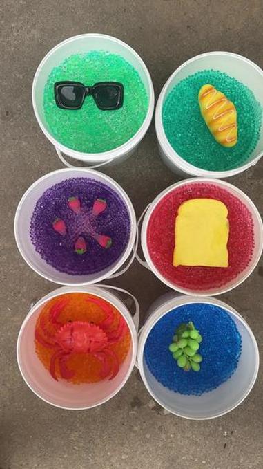 有趣的彩色蛋糕 #做手工我是认真的 #解压治愈视频 #有趣的创意
