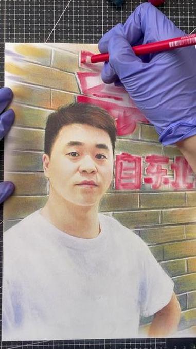 彩铅画,细腻的笔触传递着无尽的情感。彩铅画 人物肖像 定制 照片转手绘 画画