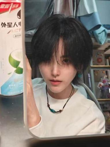 少年感狼尾鲻鱼头短发 #少年感 #少年感发型 #狼尾 #狼尾发 #狼尾鲻鱼头