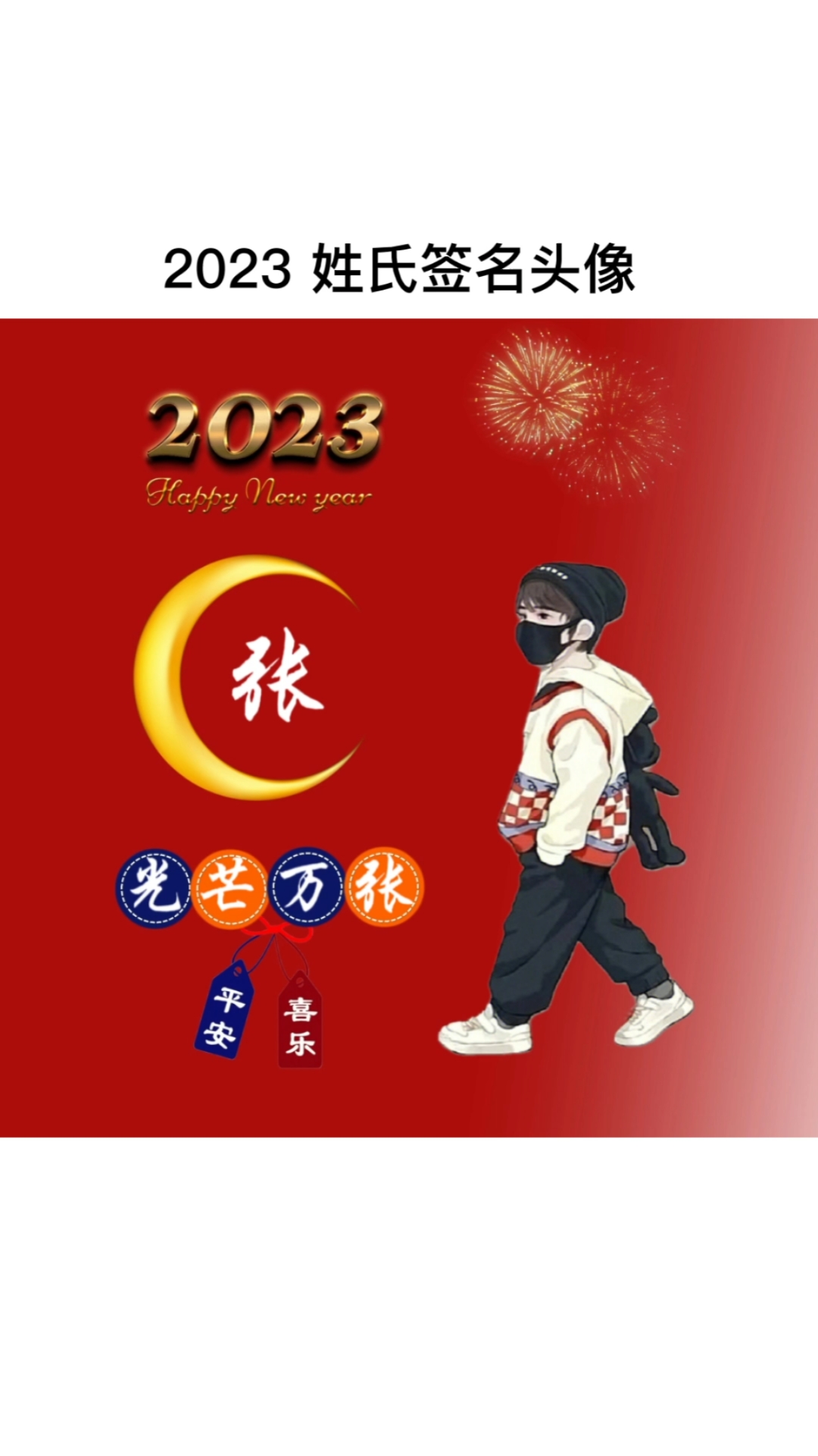 宝子们,你们留言的姓氏,王.赵.张.尹.杨姓氏头像做好了