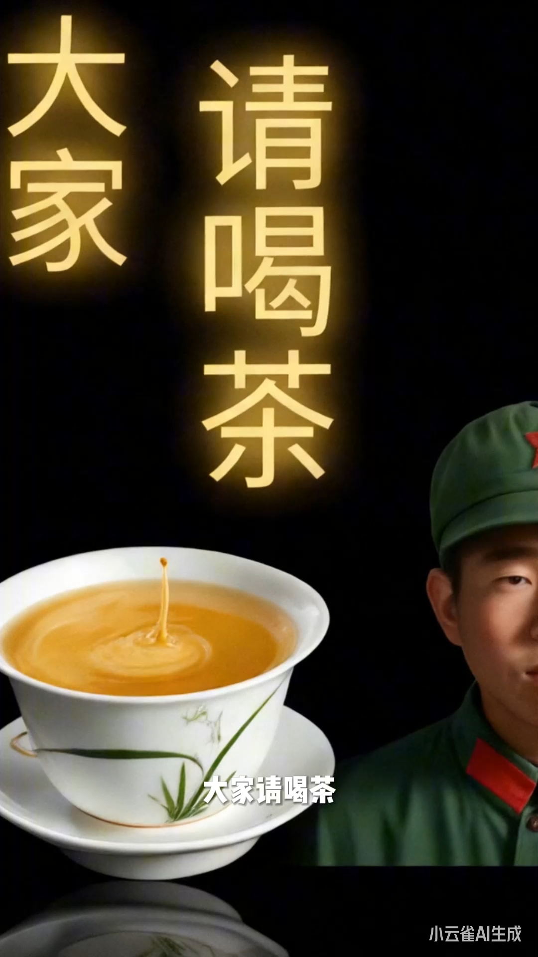 大家请喝茶