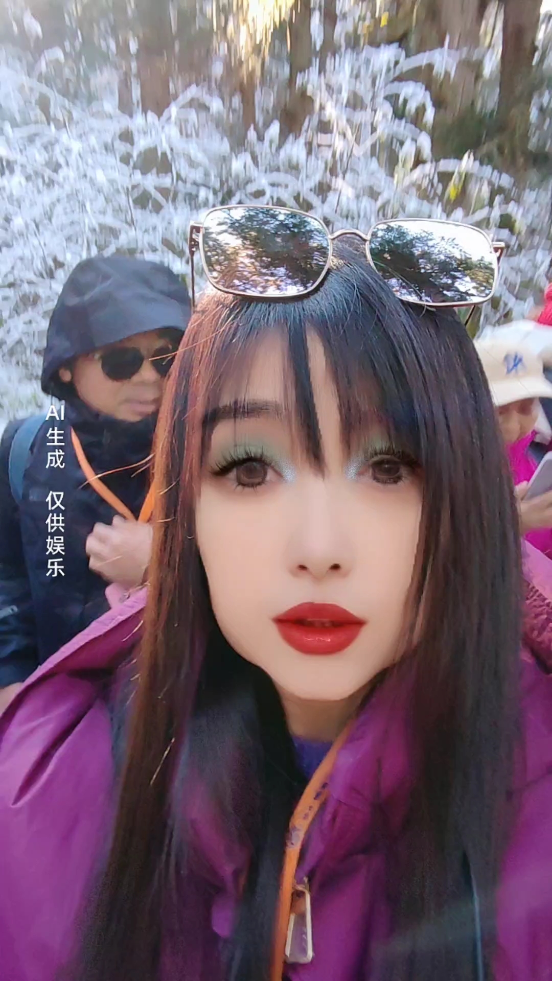 四川黄龙,雪景好美。