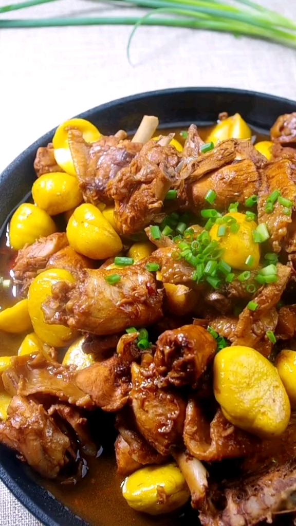 家常菜谱01:板栗鸡肉做法