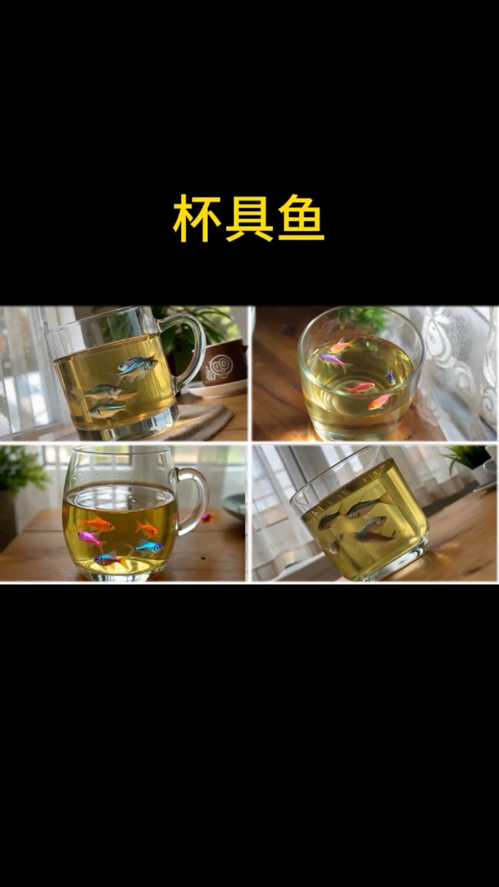 酒杯里养鱼？