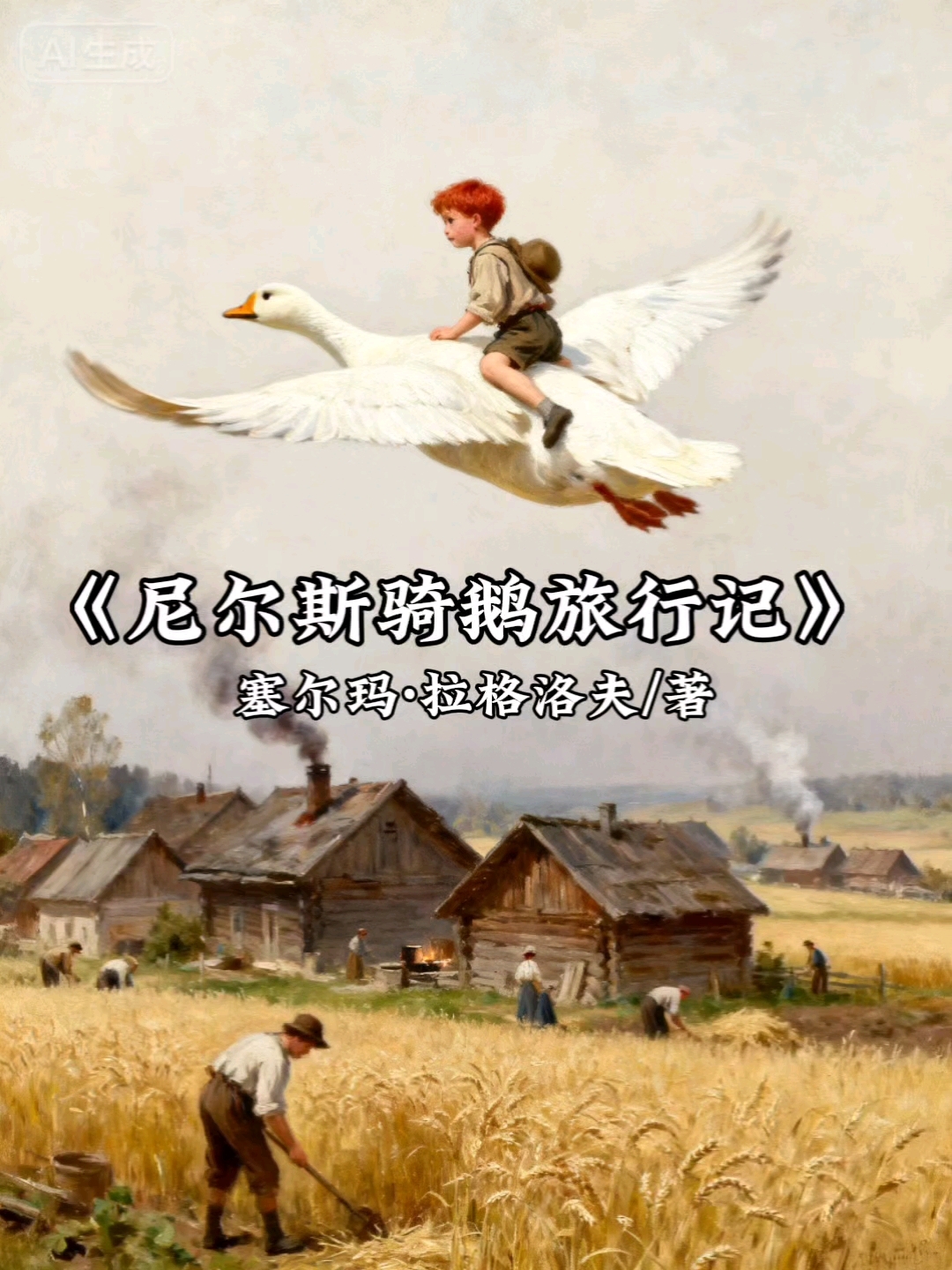 十五分钟读一本好书今天分享的是《尼尔斯骑鹅旅行记》