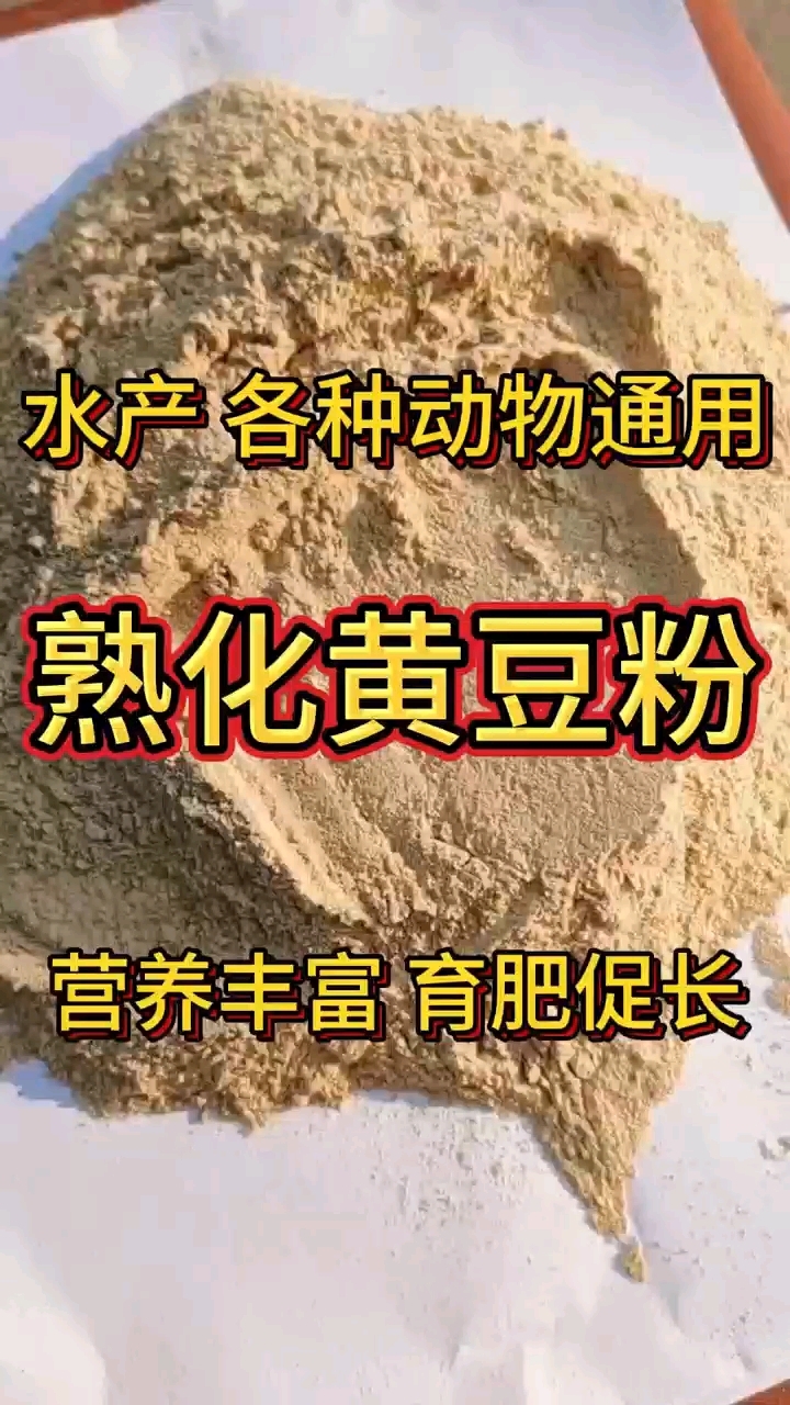 熟化黄豆粉,在养殖中的作用