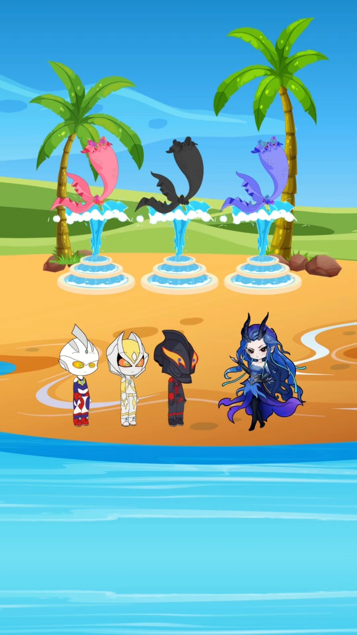 小奥特曼的超能力人鱼尾巴