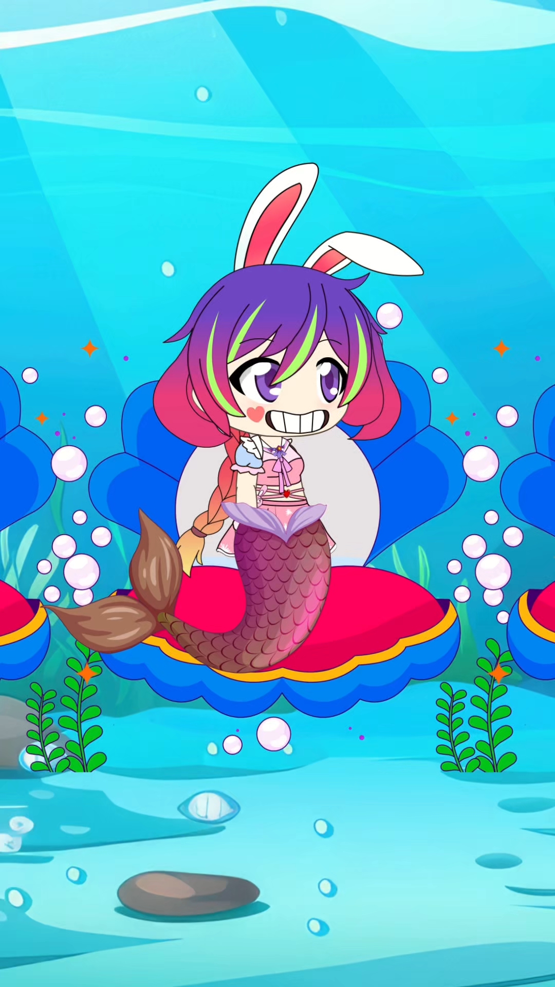 美人鱼睁眼睡觉