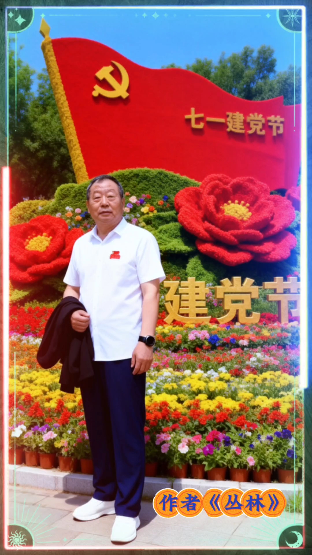 #新大陆计划# 原创诗词作者《丛林》荣获在党五十年奖章抒怀#音乐视频