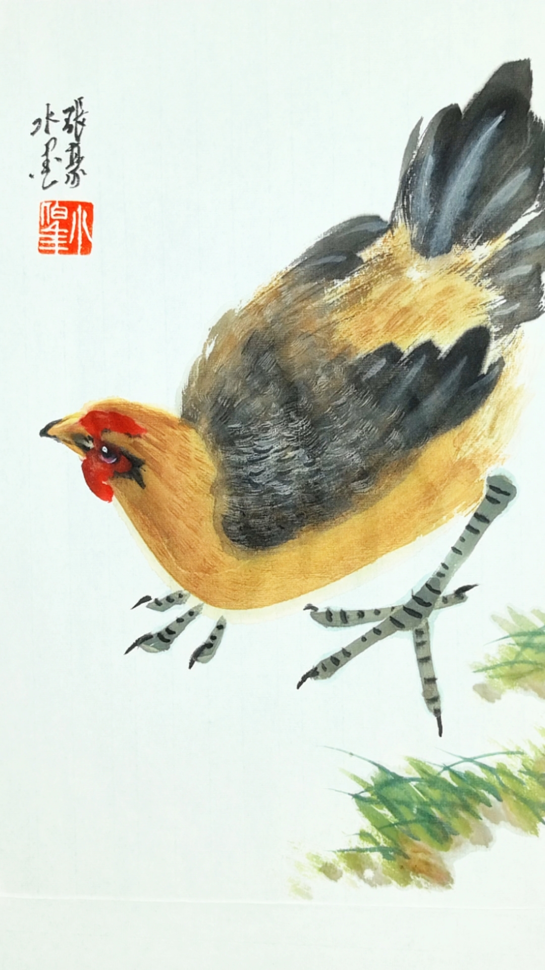 一看就会画鸡