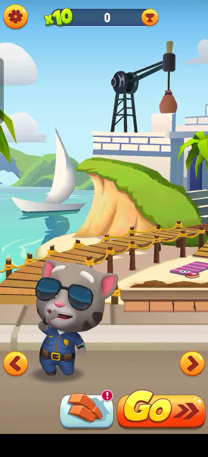 汤姆猫跑酷旧版安吉拉猫的家